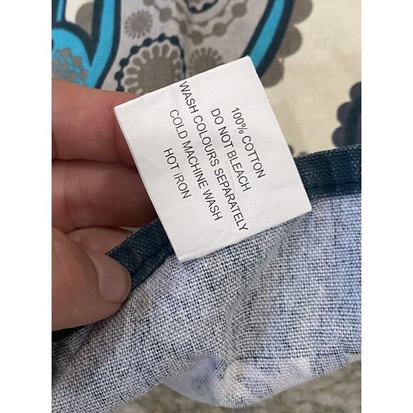 New Zealand Tea Towel Bar Kitchen 28 x 18 by Derek 100% Cotton Kiwi Paisley - Picture 7 of 9